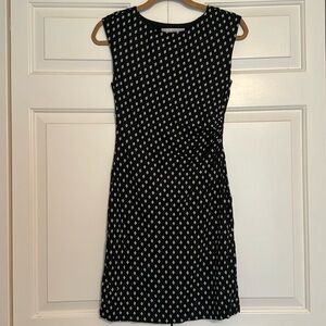 Loft black knit business professional dress XSP